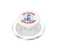 Life Is Better With A Poodle PopSockets PopGrip per MagSafe