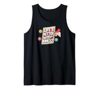 Life is Better With Bingo Funny Bingo Player Design Canotta