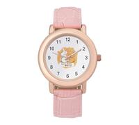 Life is Better with Cats - Elegante orologio analogico al quarzo, da donna, con cinturino in pelle, Stile:, regular, Cinturino
