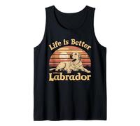 Life Is Better With Labrador - Costume divertente per amanti dei cani Canotta