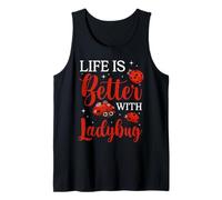 Life is Better with Ladybugs - Simpatico Design a Coccinelle Canotta