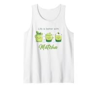 Life is Better with Matcha - Japanese Green Tea Graphic Canotta