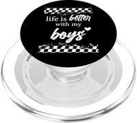 Life is Better with My Boys Mothers Day Boys Mom PopSockets PopGrip per MagSafe