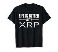 Life Is Better With XRP Crypto Merchandise Maglietta