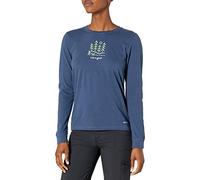 Life Is Good La Vita è buona frantoio delle Donne, Donna, 64937, Blu Scuro., S