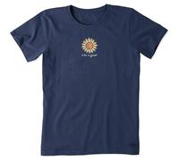 Life is Good La Vita è buona frantoio delle Donne, Donna, 64950, Blu Scuro., XL