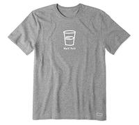 Life is Good Men's Vintage Crusher T-Shirt Half Full