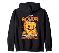 Life is Gouda at The Harvest Festival Felpa con Cappuccio