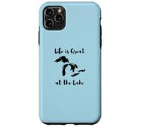 Life is Great at the Lake Great Lakes Custodia per iPhone 11 Pro Max