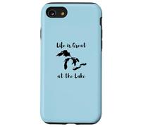 Life is Great at the Lake Great Lakes Custodia per iPhone SE (2020) / 7/8