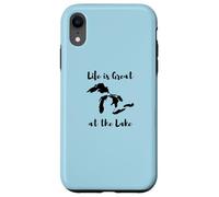 Life is Great at the Lake Great Lakes Custodia per iPhone XR