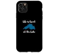 Life is Great at the Lake Superior Graphic Custodia per iPhone 11 Pro Max