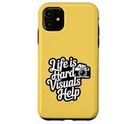 Life Is Hard Visuals Aiuta il terapeuta ABA Supporto per l'autismo Custodia per iPhone 11