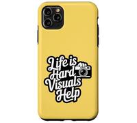 Life Is Hard Visuals Aiuta il terapeuta ABA Supporto per l'autismo Custodia per iPhone 11 Pro Max