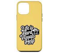 Life Is Hard Visuals Aiuta il terapeuta ABA Supporto per l'autismo Custodia per iPhone 12 mini
