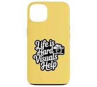 Life Is Hard Visuals Aiuta il terapeuta ABA Supporto per l'autismo Custodia per iPhone 13