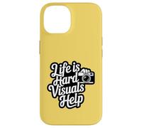 Life Is Hard Visuals Aiuta il terapeuta ABA Supporto per l'autismo Custodia per iPhone 14