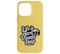 Life Is Hard Visuals Aiuta il terapeuta ABA Supporto per l'autismo Custodia per iPhone 14 Pro Max
