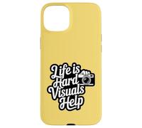 Life Is Hard Visuals Aiuta il terapeuta ABA Supporto per l'autismo Custodia per iPhone 15 Plus