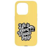 Life Is Hard Visuals Aiuta il terapeuta ABA Supporto per l'autismo Custodia per iPhone 15 Pro