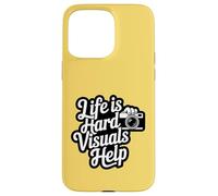 Life Is Hard Visuals Aiuta il terapeuta ABA Supporto per l'autismo Custodia per iPhone 15 Pro Max