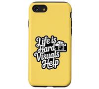 Life Is Hard Visuals Aiuta il terapeuta ABA Supporto per l'autismo Custodia per iPhone SE (2020) / 7/8