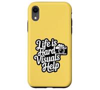 Life Is Hard Visuals Aiuta il terapeuta ABA Supporto per l'autismo Custodia per iPhone XR