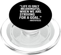Life is Meaningful Aristotele frase di un filosofo PopSockets PopGrip per MagSafe