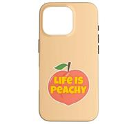 Life is Peachy - Frutta in stile retrò Custodia per iPhone 16 Pro