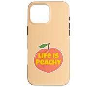 Life is Peachy - Frutta in stile retrò Custodia per iPhone 16 Pro Max