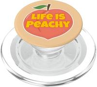 Life is Peachy - Frutta in stile retrò PopSockets PopGrip per MagSafe