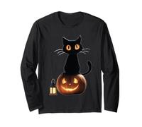 Life is Really Good - Zucca di Gatto di Halloween, per Uomini, Donne, Bambini Maglia a Manica