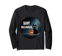 Life is Really Good - Zucca di Gatto di Halloween, per Uomini, Donne, Bambini Maglia a Manica