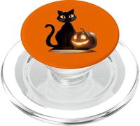 Life is Really Good - Zucca di gatto di Halloween, per uomini, donne, bambini PopSockets PopGrip per MagSafe