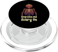 Life is Really Good - Zucca scheletro spaventosa per Halloween PopSockets PopGrip per MagSafe