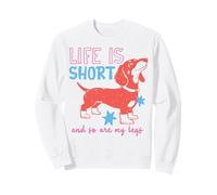 Life Is Short Dachshund And So Are My Legs Felpa