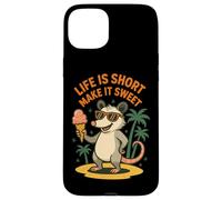 Life Is Short Make It Sweet Cool Possum Gelato Custodia per iPhone 15 Plus