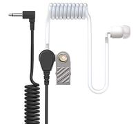 Life is simple - Auricolare con cavo acustico e graffetta di fissaggio, connettore jack da 2,5 mm, colore: trasparente