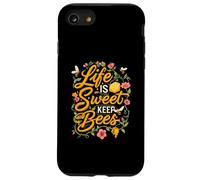 Life is Sweet Keep Bees Beekeeper Honey Bee Lover Custodia per iPhone SE (2020) / 7/8