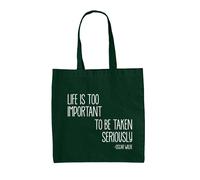 Life Is Too Importante To Be Taken Scherzi a Parte - Tela Borsa - Oscar Wilde
