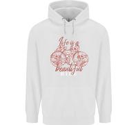 Life Is Un Bellissimo Ride Ciclismo Bicicletta Bambini Felpa con Cappuccio