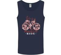 Life Is Un Bellissimo Ride Ciclismo Bicicletta Uomo Canotta Maglia