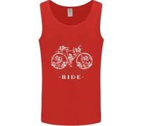 Life Is Un Bellissimo Ride Ciclismo Bicicletta Uomo Canotta Maglia