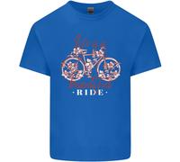 Life Is Un Bellissimo Ride Ciclismo Bicicletta Uomo Cotone T-Shirt