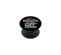 Life Is Vantastic RV Camping Hiking Camper Adventure Nature PopSockets PopGrip Adesivo