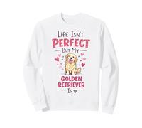 Life Isn't Perfect But My Dog Is - Golden Retriever Felpa