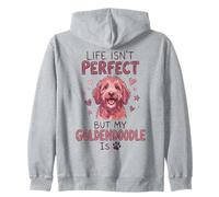 Life Isn't Perfect But My Dog Is - Goldendoodle Felpa con Cappuccio
