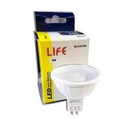 LIFE - Lampada Led Mr16 Gu5.3 5w 4000k 12vac Luce Natural - 39.916106N