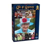 Life & Legacy Puzzle di Sua Maestà la Regina Elisabetta II, 1000 pezzi - LatestB