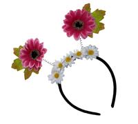 Life Like - Fascia decorativa per capelli con girasole, accessorio per gli appassionati di feste e giovani alla moda